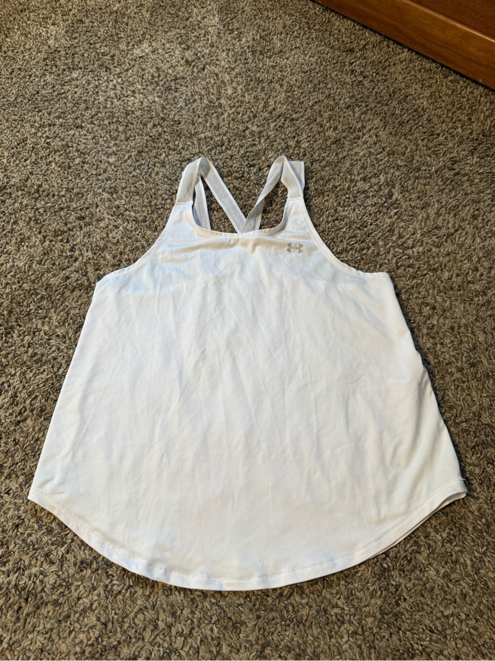 Under Armour White Women's Crossback Tank Top